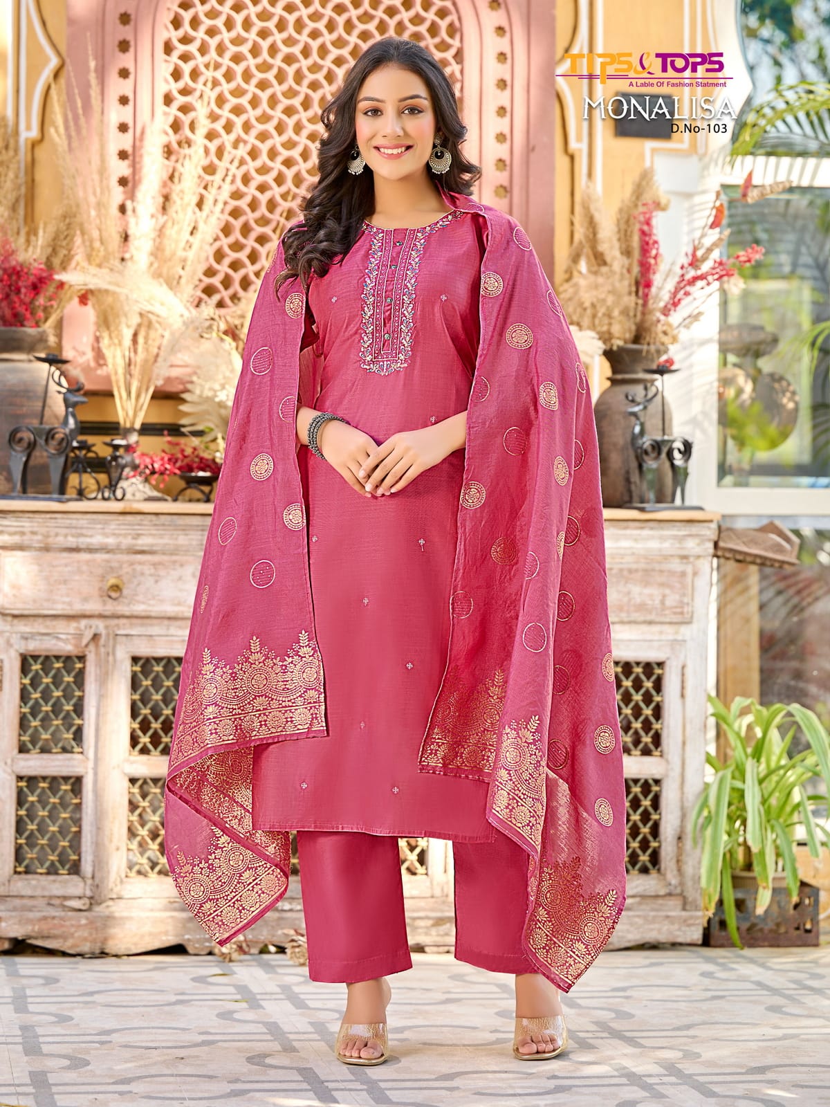 Tips And Tops Monalisa Exclusive Wholesale Readymade Suits